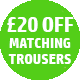 £20 OFF Matching Abacus Pitch Waterproof Trousers