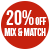 Mix 'N' Match Multi Buy Offer - Clothing