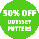 Callaway X Hot: 50% OFF O-Works Putters