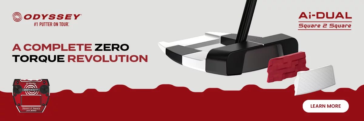 Odyssey Ai-DUAL Putters Banner