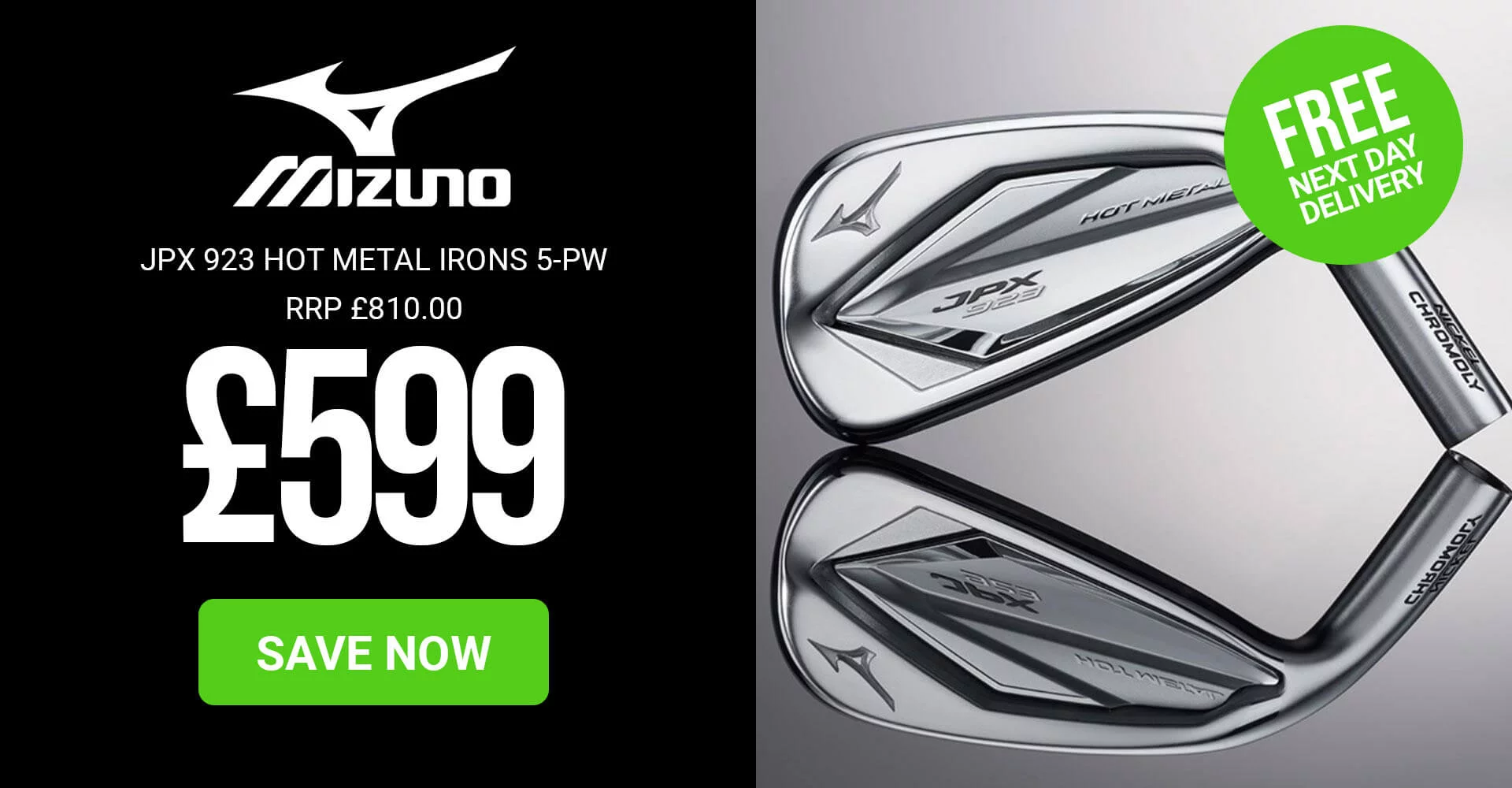 Mizuno JPX 923 Hot Metal Banner
