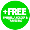 Free CUBE Umbrella Holder + Trave Bag