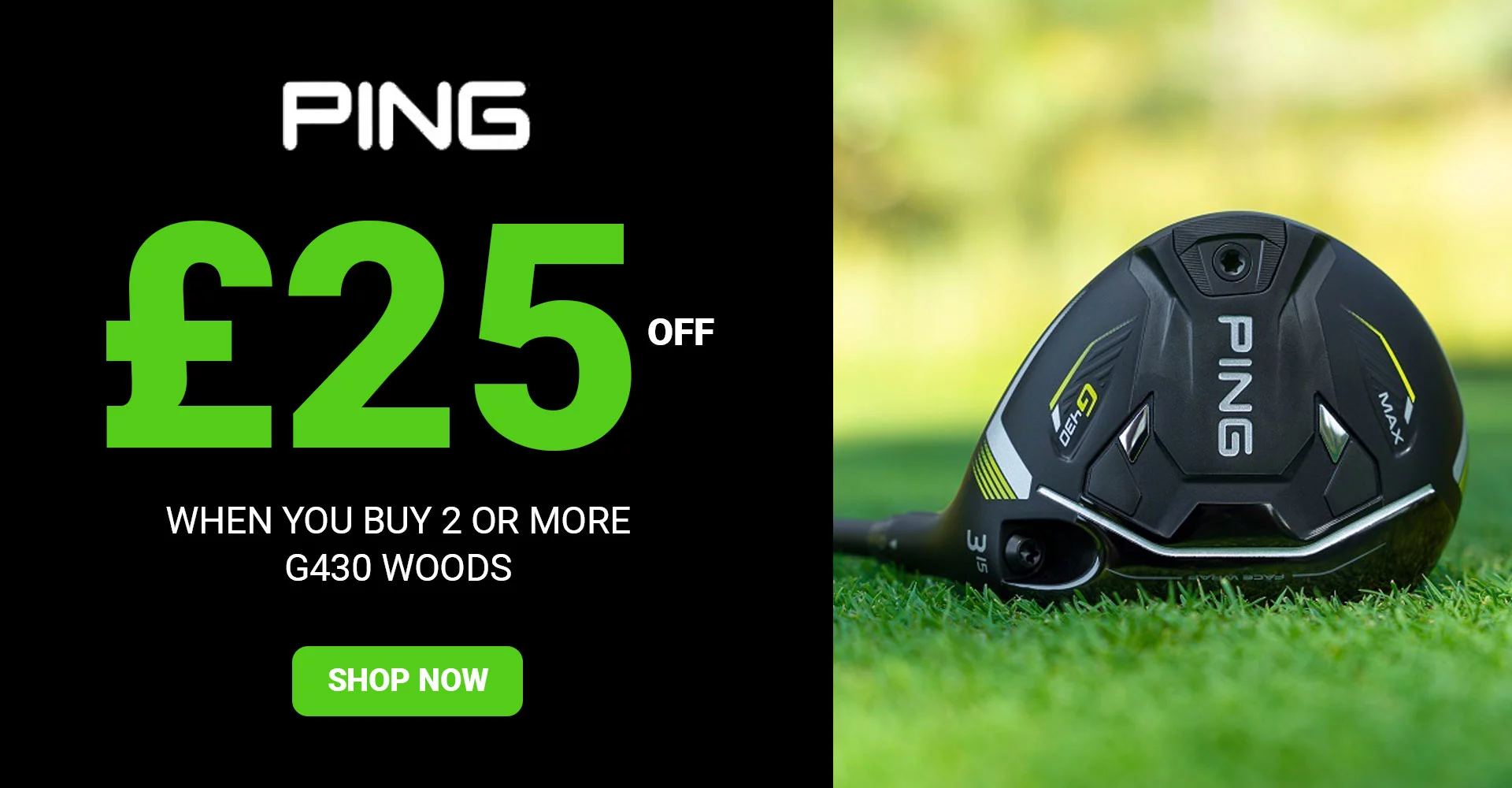 Ping G430 Price Drop Banner