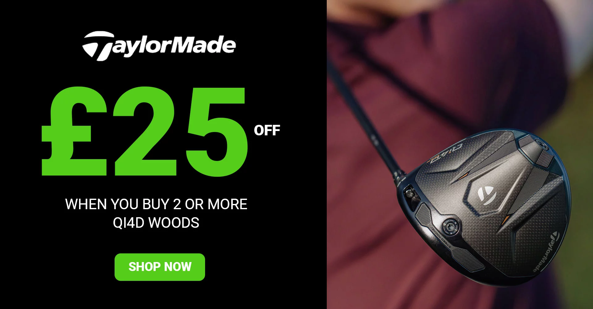 TaylorMade Qi4D Banner