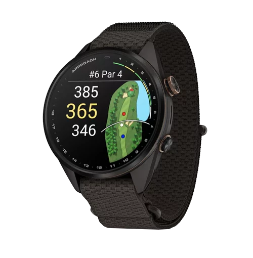 Garmin Approach S72 43mm GPS Golf Smartwatch - Carbon Gray and Heritage Bronze