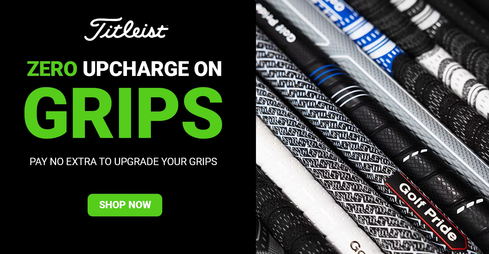 Titleist GTS Zero Grip Upcharge
