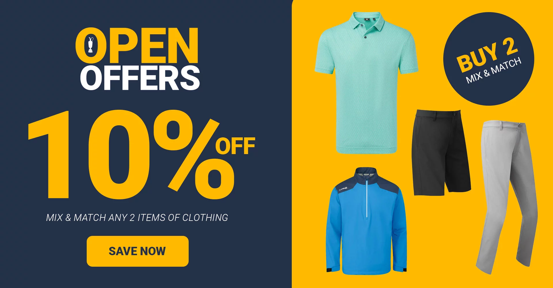Open Clothing Banner