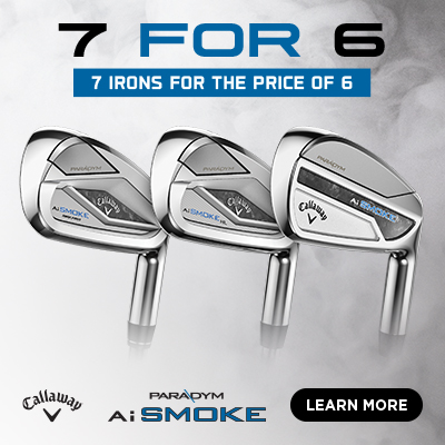 Callaway Ai Smoke Irons Offer Banner - Mobile