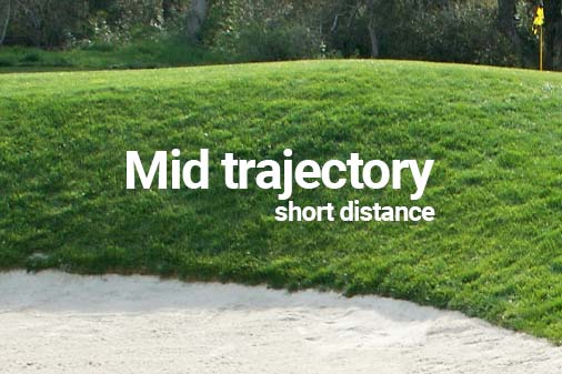 Trajectory of sand wedges
