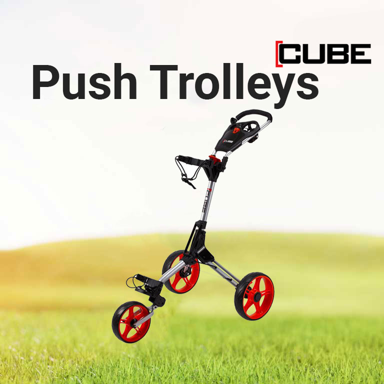 Cube shop golf trolley