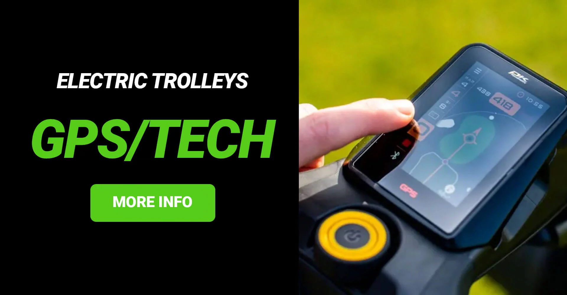 GPS Technology Golf Trolleys