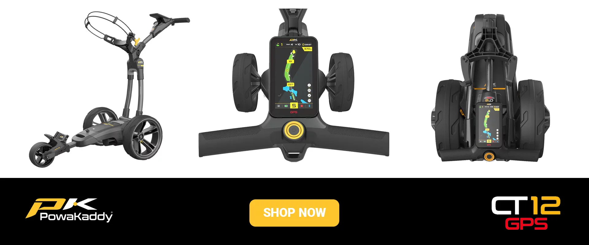 PowaKaddy CT12 GPS Banner