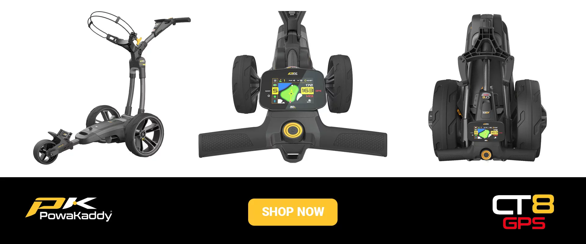 PowaKaddy CT8 GPS Banner
