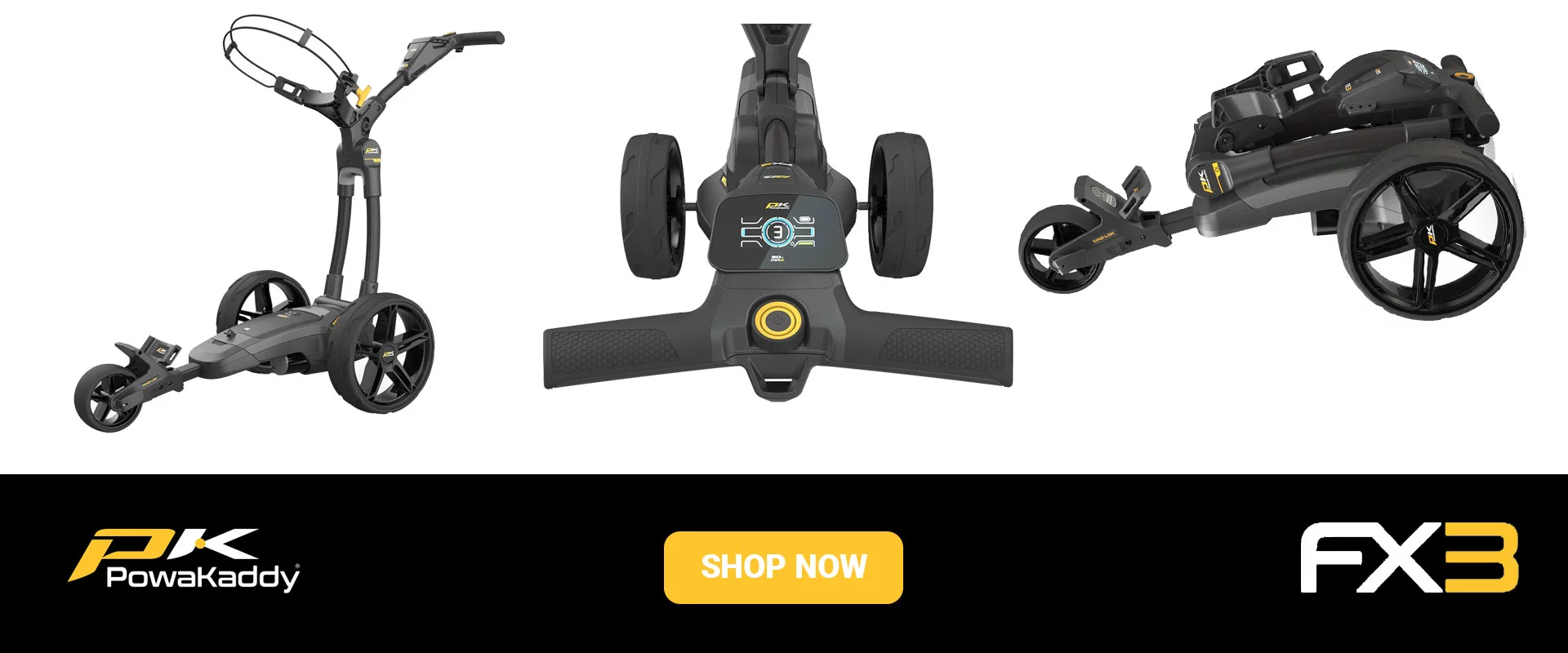 PowaKaddy FX3 Banner