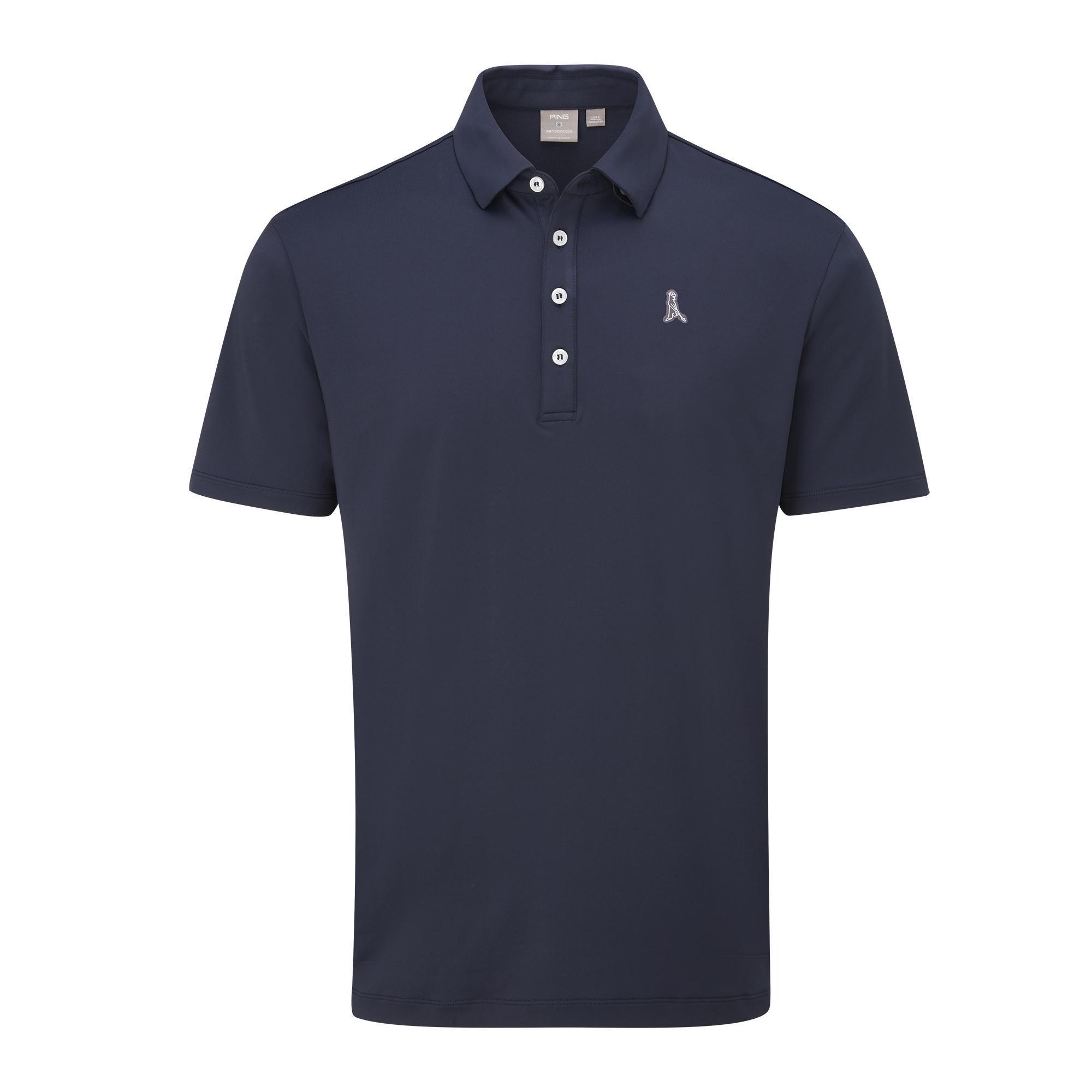 Ping Mr Ping Golf Polo Shirt Navy Click Golf