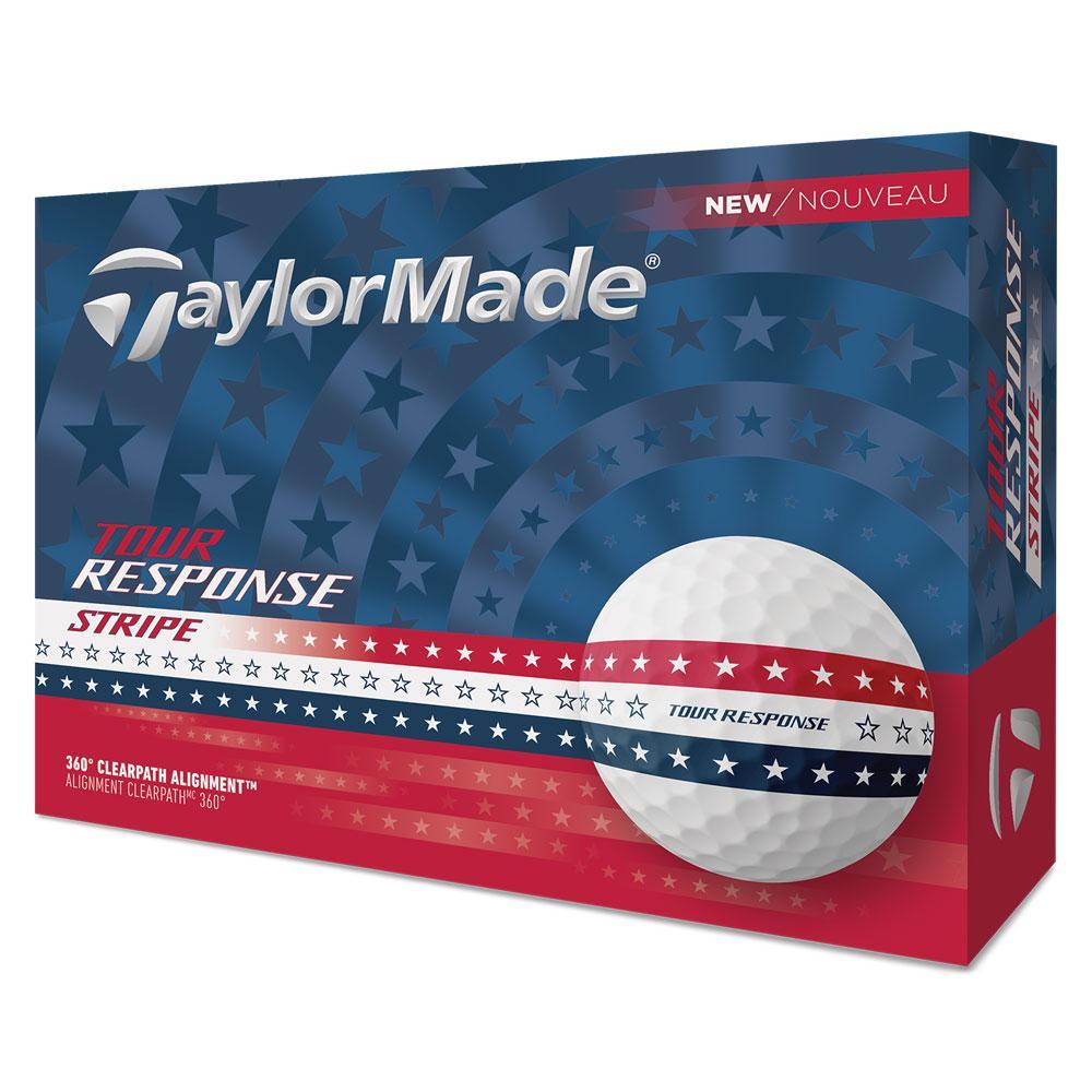 TaylorMade Tour Response Stripe Golf Balls - USA