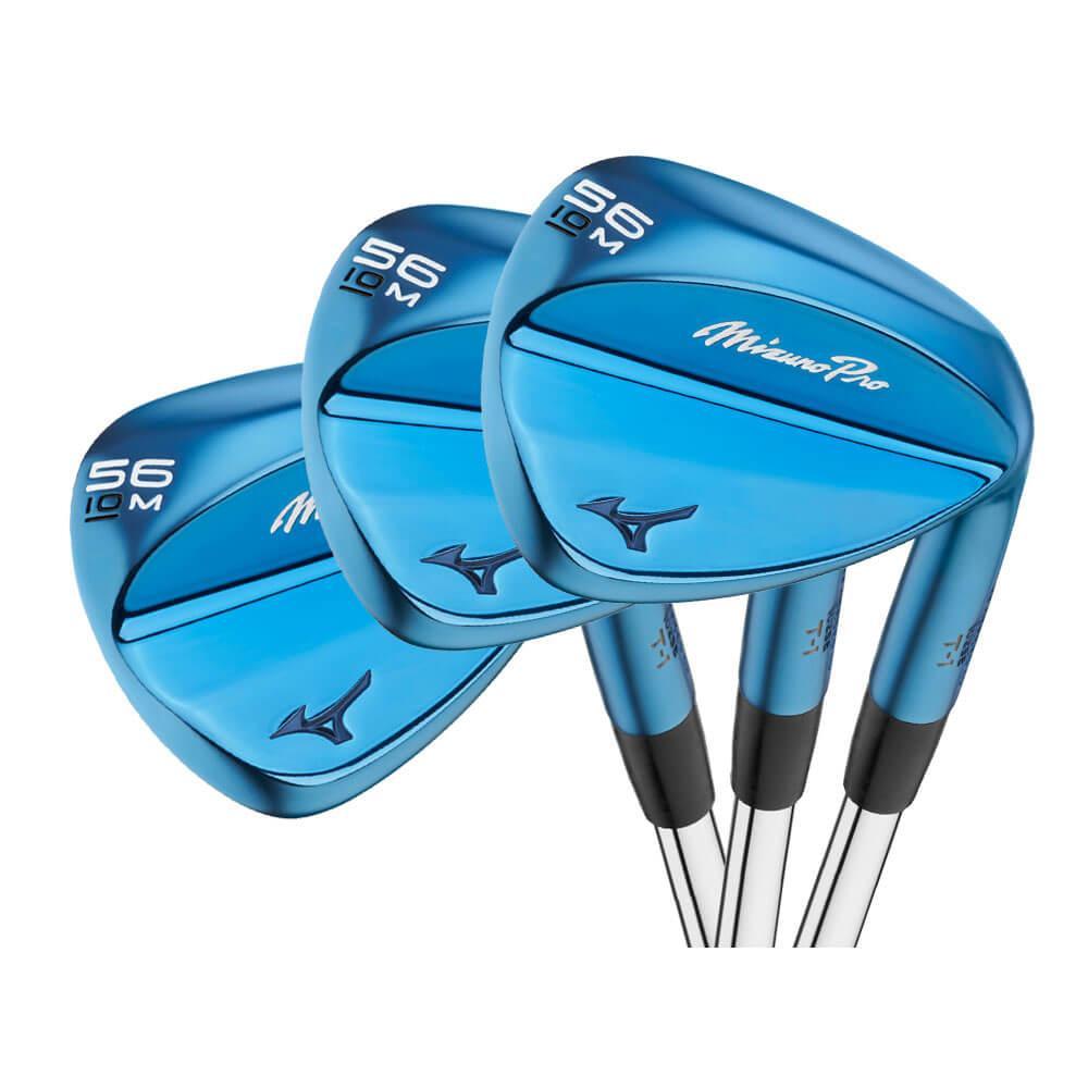 SHOW THE BLUE　Mizuno Pro XO 上下セット Mizuno Pro T-1 Wedge Bundle Set Blue IP