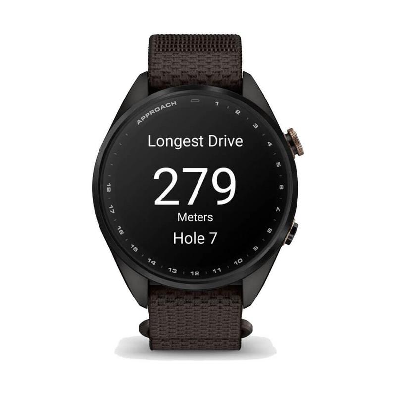 Garmin Approach S72 GPS Golf Smart Watch (43mm) - Carbon Gray/Heritage Bronze - main image