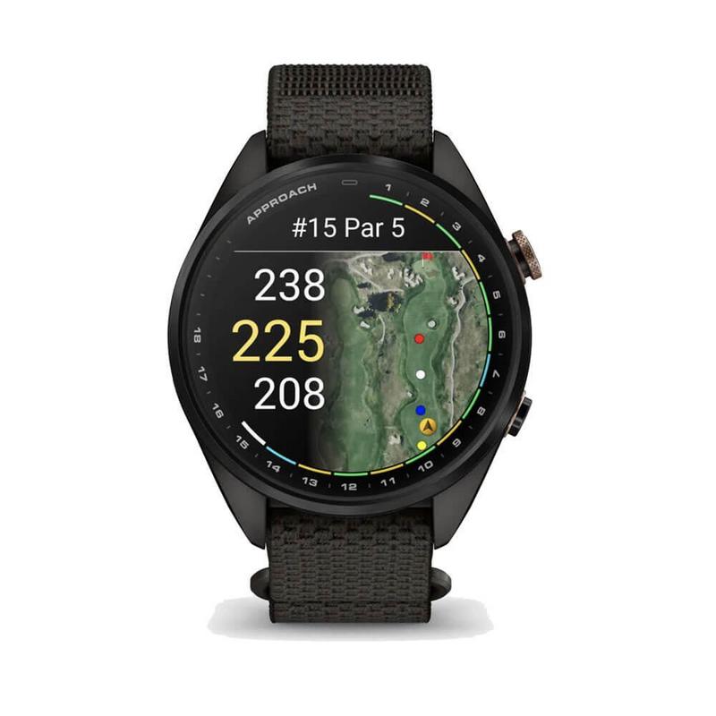 Garmin Approach S72 GPS Golf Smart Watch (43mm) - Carbon Gray/Heritage Bronze - main image