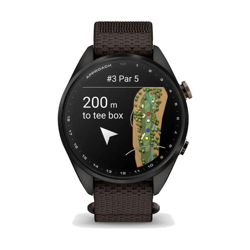Garmin Approach S72 GPS Golf Smart Watch (43mm) - Carbon Gray/Heritage Bronze - main image