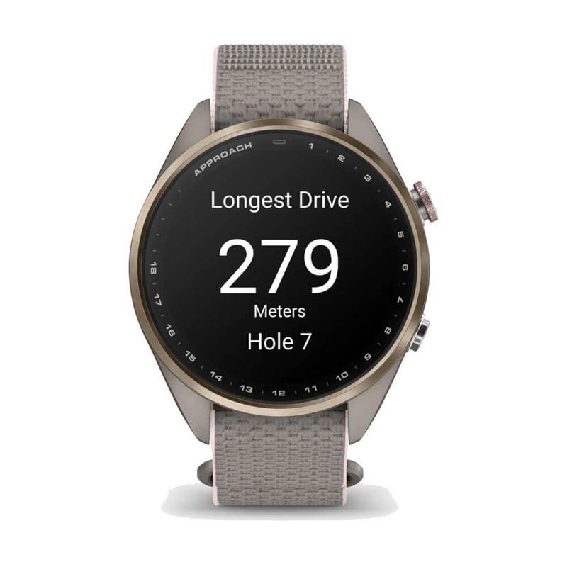 Garmin Approach S72 GPS Golf Smart Watch (43mm) - Soft Gold/Blush Pink - main image