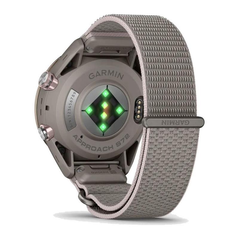 Garmin Approach S72 GPS Golf Smart Watch (43mm) - Soft Gold/Blush Pink - main image
