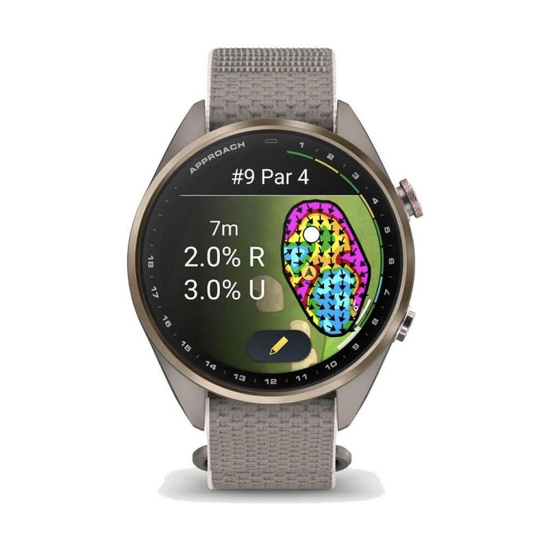 Garmin Approach S72 GPS Golf Smart Watch (43mm) - Soft Gold/Blush Pink - main image