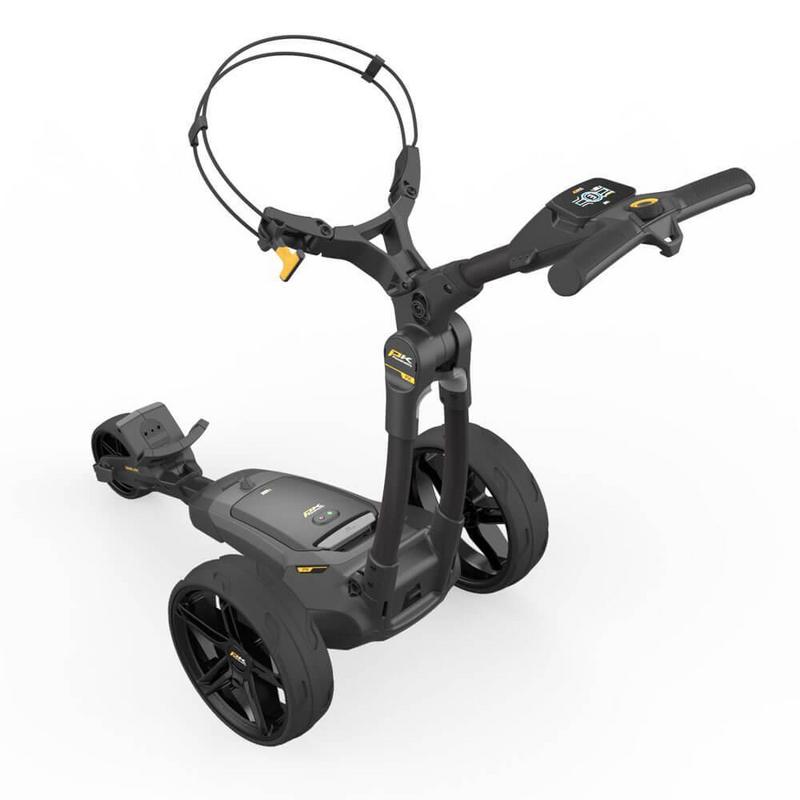 PowaKaddy FX3 Black Electric Golf Trolley 2024 - Extended Lithium - main image
