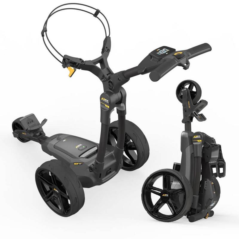 PowaKaddy FX5 Black Electric Golf Trolley 2024 - Extended Lithium - main image