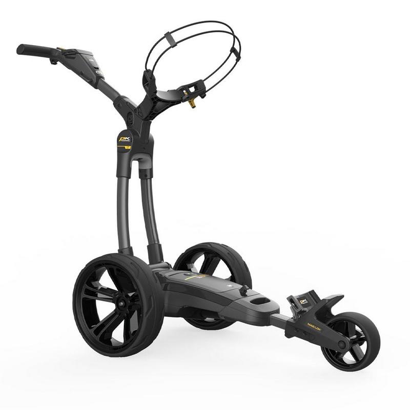 PowaKaddy CT6 EBS Gun Metal Electric Golf Trolley 2024 - Extended Lithium - main image