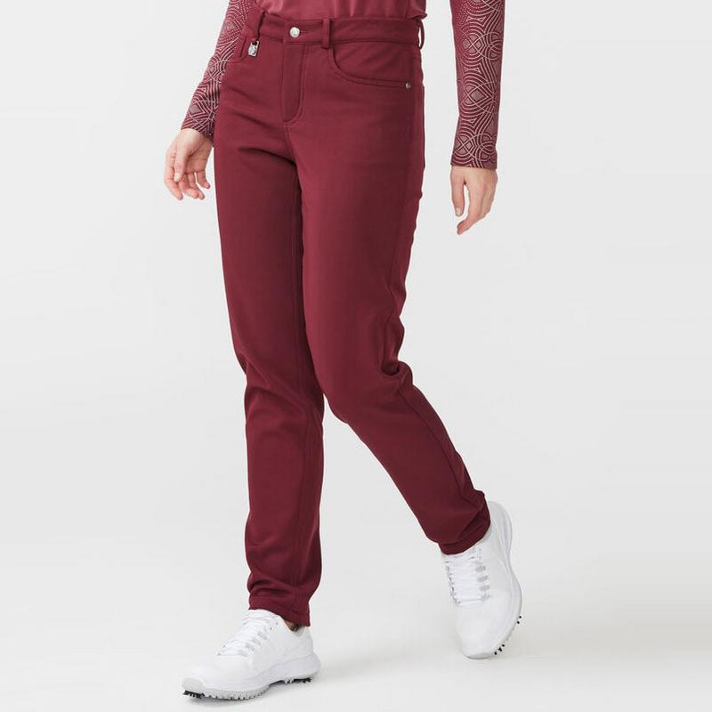 Rohnisch Heat Women's Golf Trouser - Burgundy - main image