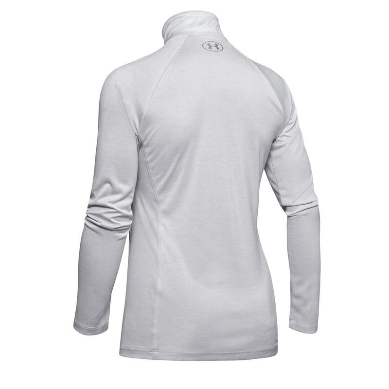 Under Armour Womens UA Tech Twist 1/2 Zip Golf Top - Grey - main image