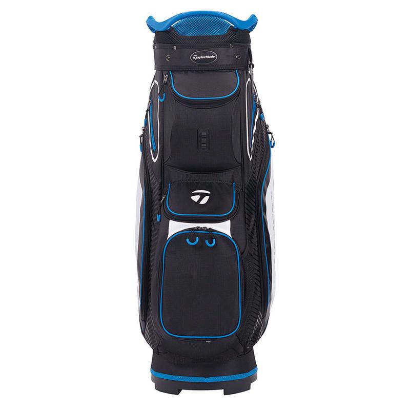 TaylorMade 8.0 Golf Cart Bag - Black/White/Blue