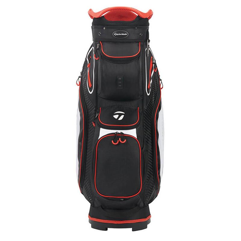 TaylorMade 8.0 Golf Cart Bag - Black/White/Red - main image