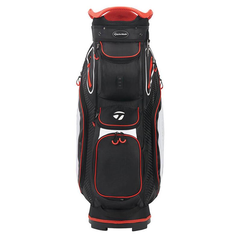 TaylorMade 8.0 Golf Cart Bag - Black/White/Red