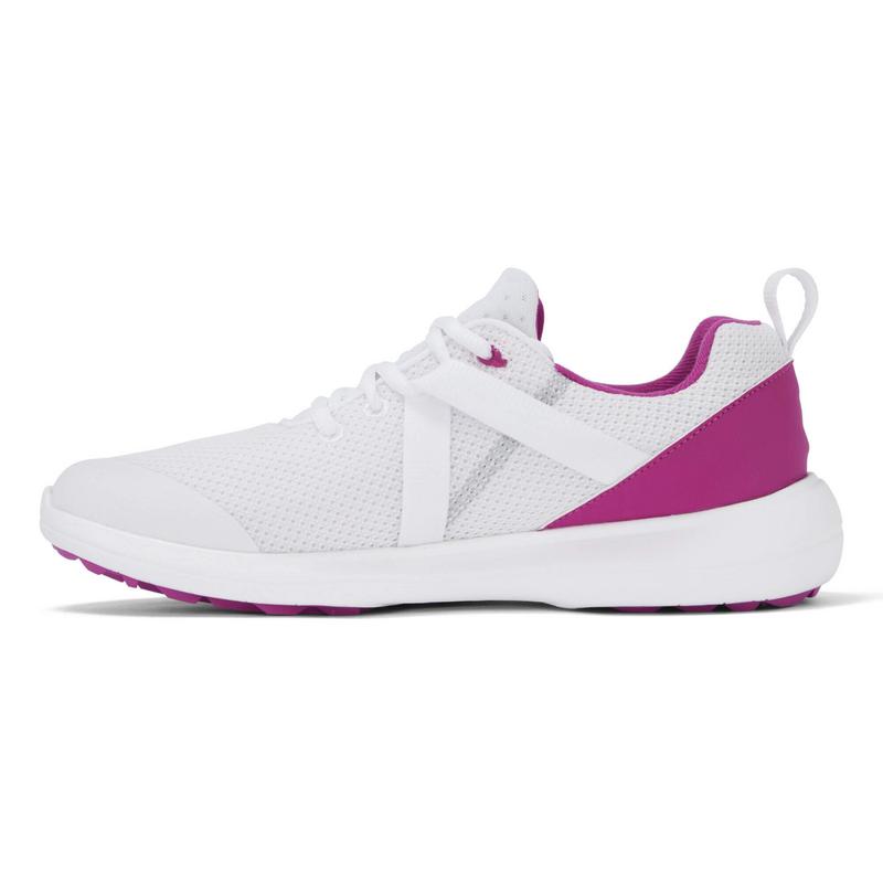 FootJoy FJ Flex Ladies Golf Shoes - White/Fuschia - main image