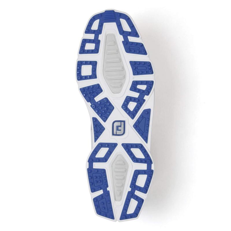 FootJoy Mens Pro SL 2021 Golf Shoe - White/Grey/Blue - main image