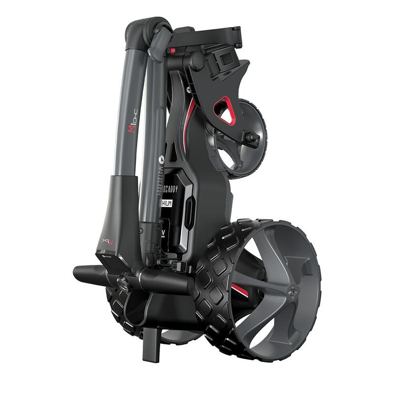 Motocaddy M1 DHC Graphite Electric Golf Trolley 2024 - Ultra Lithium - main image