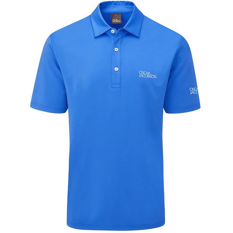 Oscar Jacobson Chap Tour Mens Golf Polo Shirt - Royal - main image