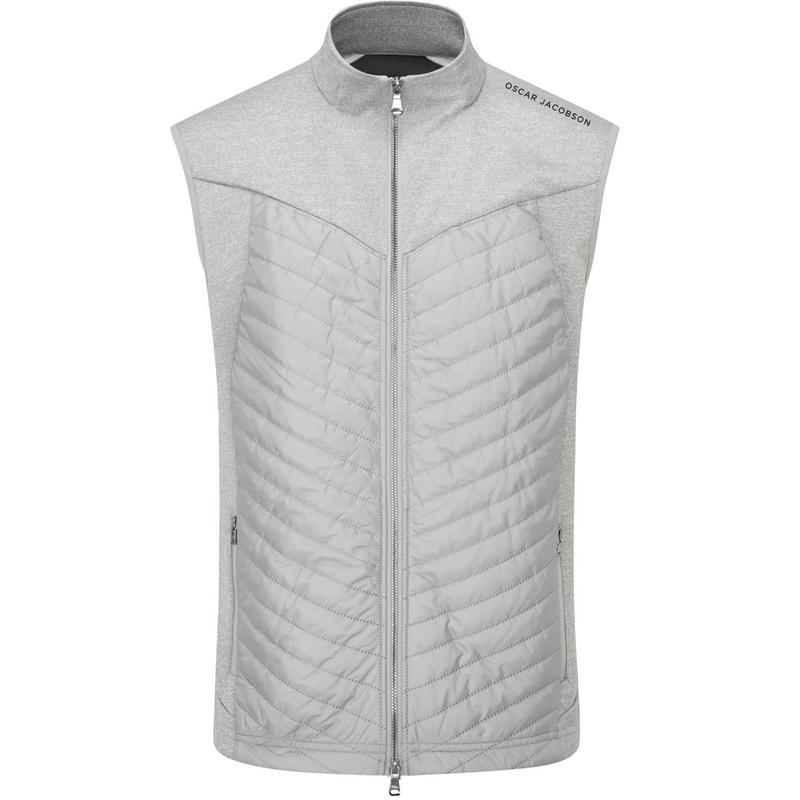 Oscar Jacobson Ross Golf Gilet - Light Grey - main image