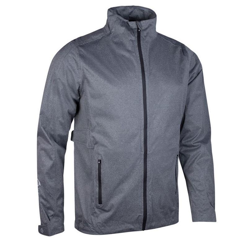 Sunderland Whisperdry Pro-Lite Waterproof Golf Jacket - Gunmetal Marl/Black - main image