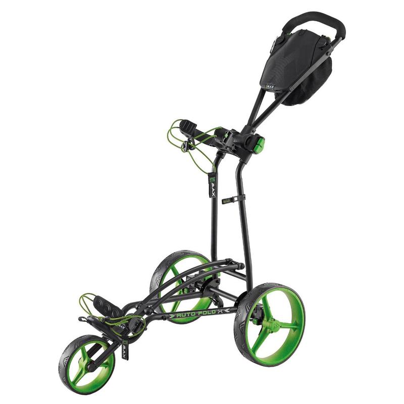 Big Max Autofold X Golf Trolley - Black/Lime - main image