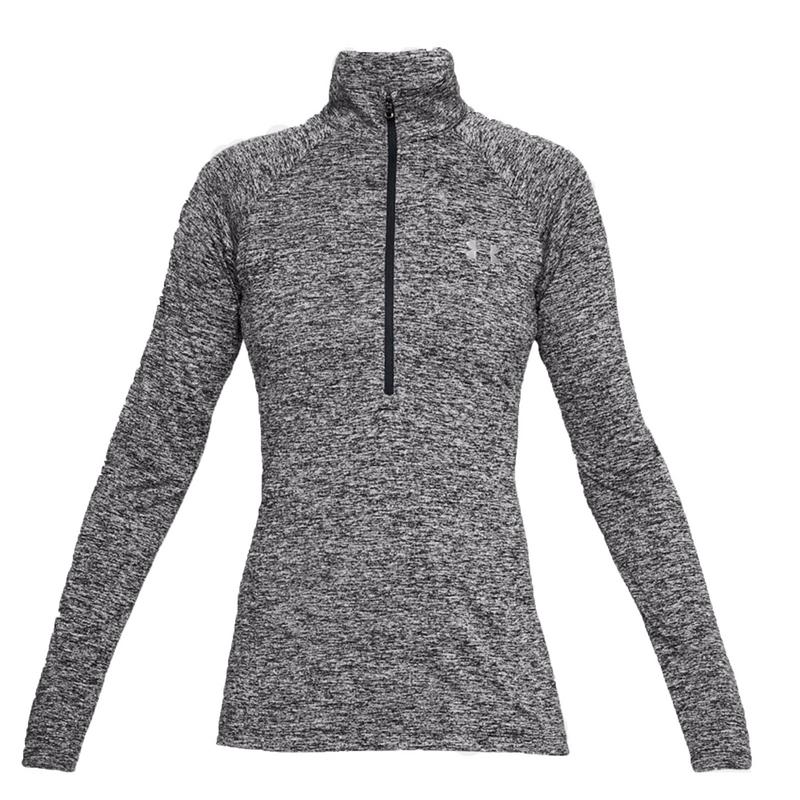 Under Armour Womens Tech Twist Half Zip Golf Top - Black - main image