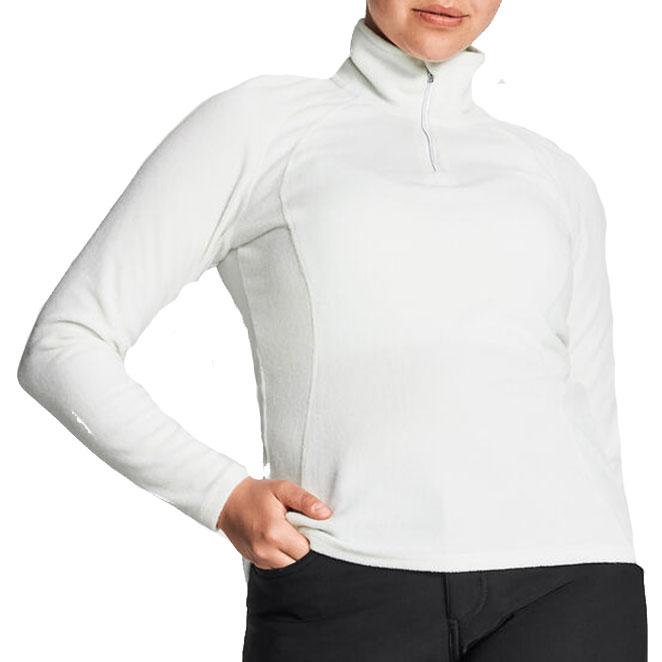 Rohnisch Womens Fleece Half Zip Golf Top - Light Cream - main image