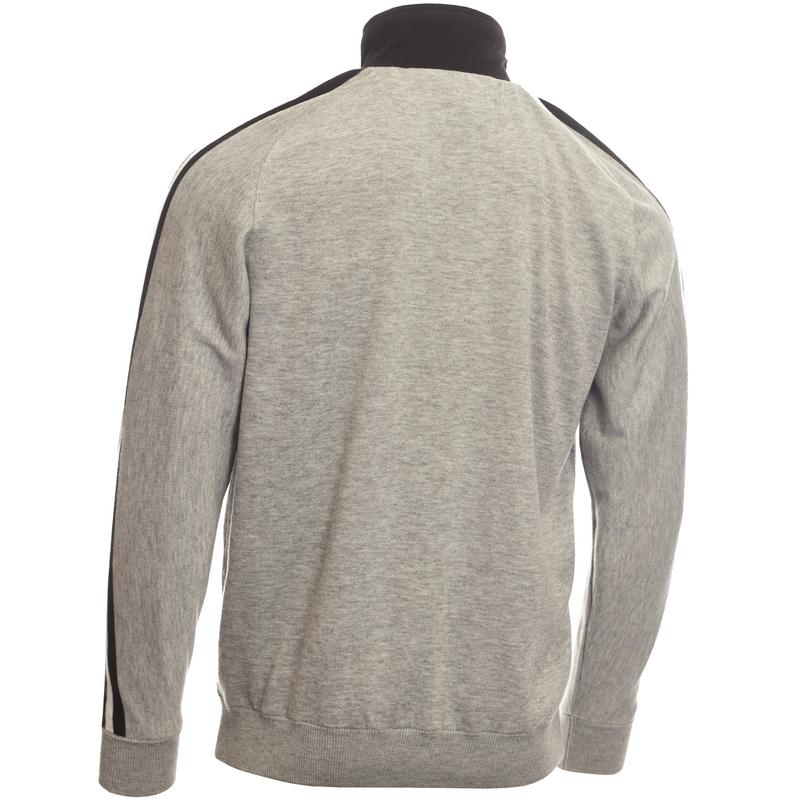 Calvin Klein Glacier Lined Half Zip Sweater - Grey Marl