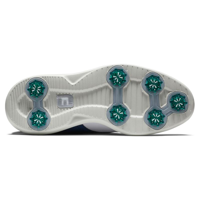 FootJoy Traditions Golf Shoes 2021 - White/Navy - main image