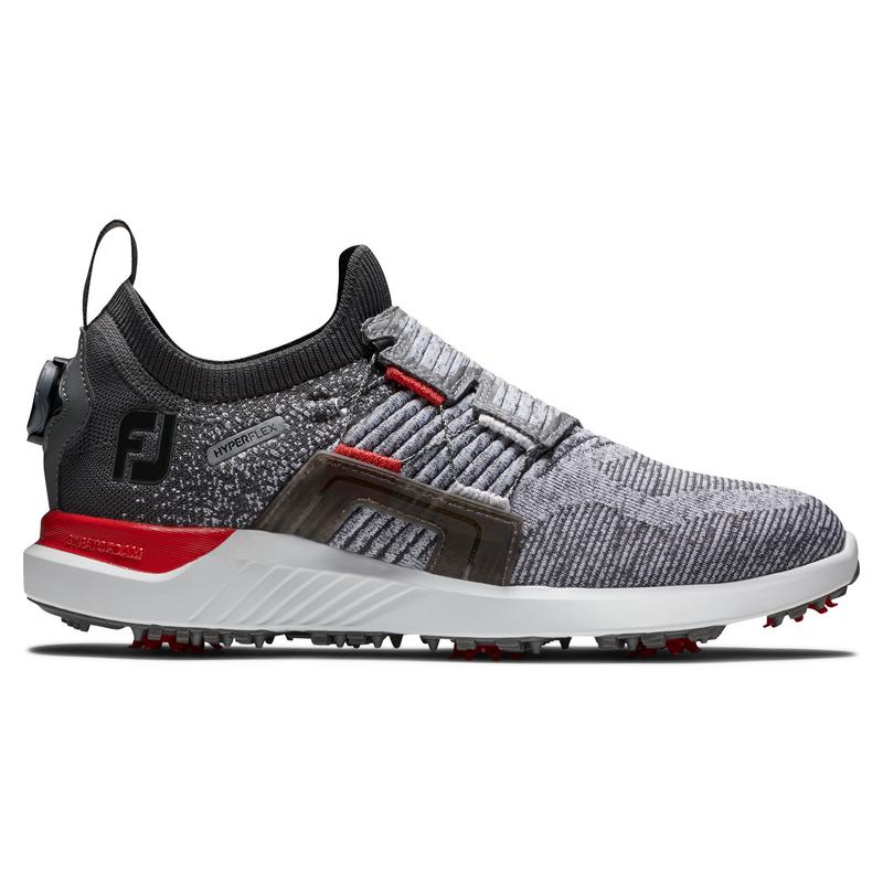 FootJoy Hyperflex BOA 2021 Golf Shoes - Grey/Red - main image