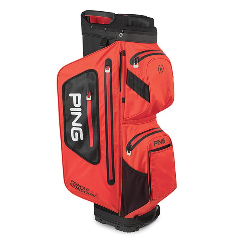 Ping Pioneer Monsoon 201 Golf Cart Bag - Scarlet/Black - main image