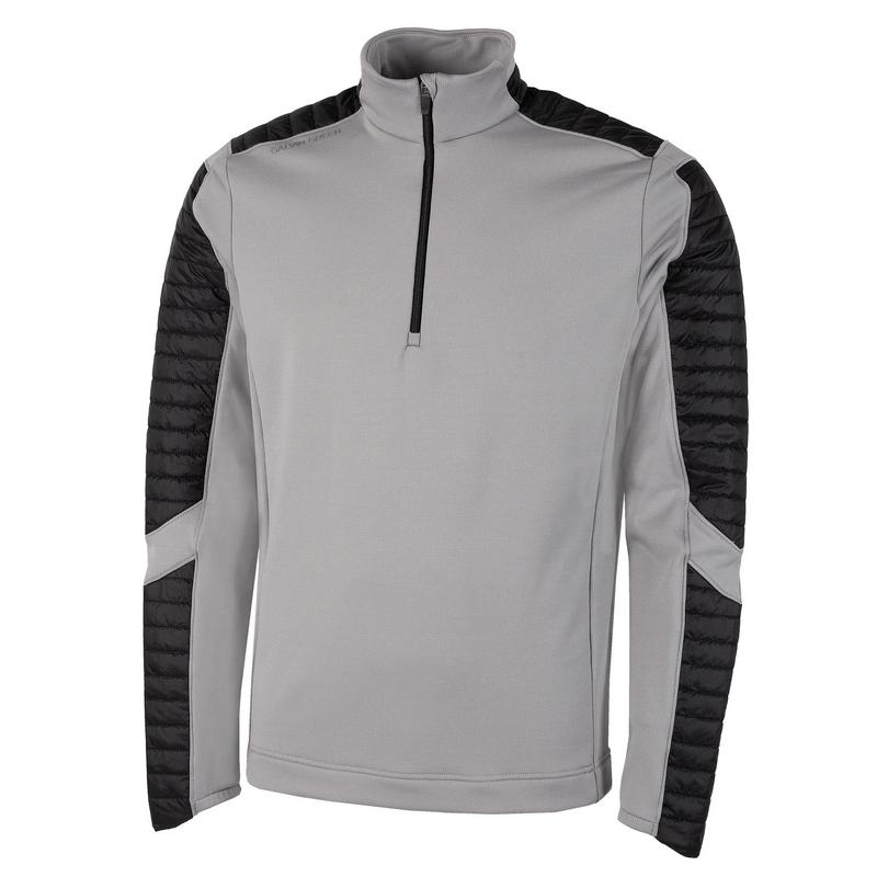 Galvin Green Duke Half Zip Insula Sweater - Sharkskin - main image