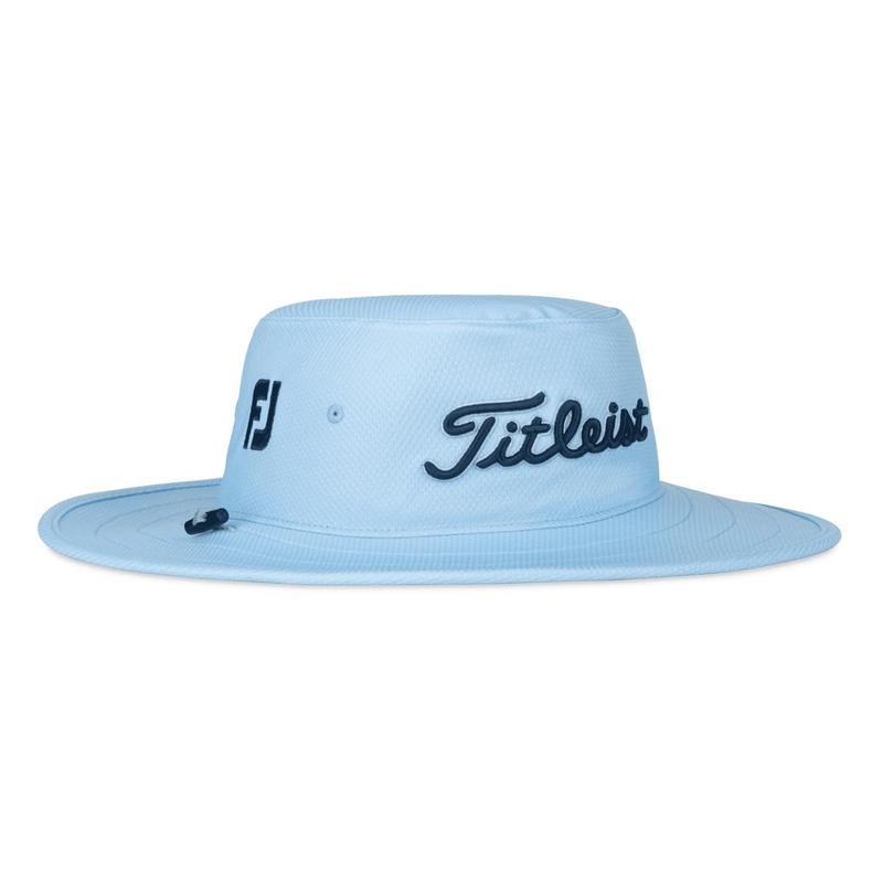Titleist Tour Aussie Stretch UV Wide Brim Golf Hat - Sky/Navy - main image